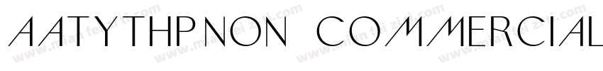 AaTYTHP(Non CommercialUse)字体转换